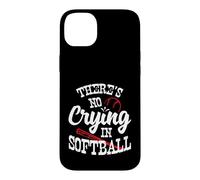 Theres No Crying in Softball Game Sports Baseball Lover Coque pour iPhone 14 Plus