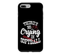 Theres No Crying in Softball Game Sports Baseball Lover Coque pour iPhone 7 Plus/8 Plus