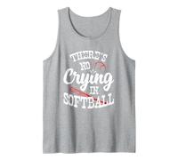 Theres No Crying in Softball Game Sports Baseball Lover Débardeur