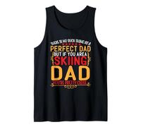 There's No Such Thing As A Perfect Dad Funny Skiing Dad Débardeur
