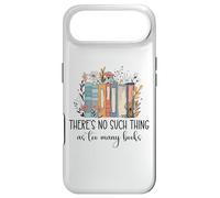 There's No Such Thing as Too Many Books Bookish Book Reading Coque pour iPhone Air