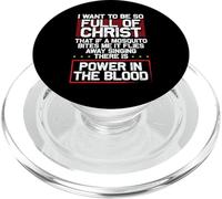 There's Power in Blood - Funny Religious Christian PopSockets PopGrip pour MagSafe