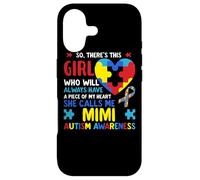 There's This Girl She Calls Me Mimi Grandma Awareness Coque pour iPhone 17