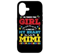 There's This Girl She Calls Me Mimi Grandma Sensibilisation à l'Autisme Coque pour iPhone 17