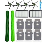 Theresa Hay Replacement Parts for iRobot Roomba s9+ s9 Plus (9550) s9(9150) Robot Vacuum Cleaner Accessories Kit 14 Packs 1 set of Roller Brushes, 2 Filters, 4 Side Brushes, 6 Dust Bags