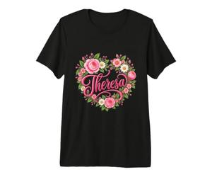 Thérèse Flower T-Shirt Haut de Gamme