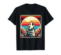 Therian Pride Mois Vintage LGBTQ Loup Arc-en-ciel T-Shirt