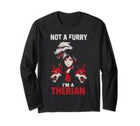 Therian Pride n'est pas un mignon loup à quatre pattes LGBTQ Manche Longue