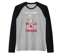 Therian Pride n'est pas un mignon loup à quatre pattes LGBTQ Manche Raglan