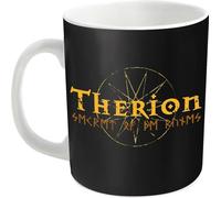 Therion - Tasse à café "Secret Of The Runes" PH2024 (Taille unique) (Blanc/Noir/Jaune)