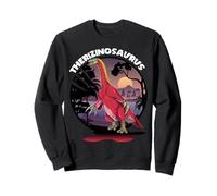 Therizinosaurus Dinosaure avec Fond Sweatshirt