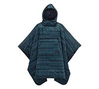 Therm-a-Rest Couverture poncho Honcho – imprimé bleu, à capuche, taille unique mixte