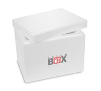 THERM BOX boîte en polystyrène 13W Dimensions intérieures: 30x20x22cm épaisseur de paroi: 5cm Volume: 13,2L boîte Isotherme glacière boîte de Maintien au Chaud réutilisable