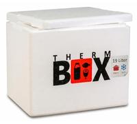 THERM BOX boîte en polystyrène 19W Dimensions intérieures: 33,5x23,5x27cm épaisseur de paroi: 3cm Volume: 19L boîte Isotherme glacière boîte de Maintien au Chaud réutilisable
