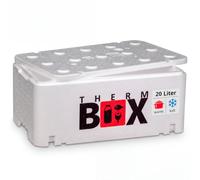 THERM BOX boîte en polystyrène 24W Dimensions intérieures: 38x24x26cm épaisseur de paroi: 4,0cm Volume: 24,2L boîte Isotherme glacière boîte de Maintien au Chaud réutilisable