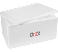 THERM BOX boîte en polystyrène 45W Dimensions intérieures: 53x33x25cm épaisseur de paroi: 3cm Volume: 45,3L boîte Isotherme glacière boîte de Maintien au Chaud réutilisable
