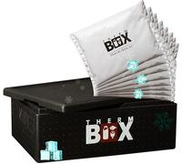 THERM BOX boîte en polystyrène B53 avec 8X Bloc réfrigérant 53L glacière Dimensions intérieures: 62,5x42,5x22cm boîte de Transport réutilisable pour Caisse E2