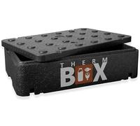 THERM BOX Boîte en polystyrène expansé GNL - Intérieur : 54x34x11 cm, 21,5 litres Boîte Isotherme Thermobox Boîte de Maintien au Chaud Glacière Conteneur Thermique Réutilisable