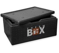THERM BOX boîte en polystyrène GN 40L boîte Isotherme boîte Isotherme boîte de Maintien au Chaud glacière conteneur Isotherme Dimensions intérieures: 53,9x34x21,5cm réutilisable
