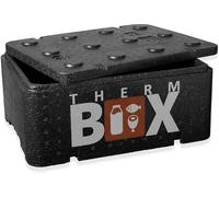 THERM BOX boîte en polystyrène Petite 12BL Second Choix Dimensions intérieures: 36x26x13cm 12-litres boîte Isotherme boîte de Maintien au Chaud glacière conteneur Isotherme réutilisable