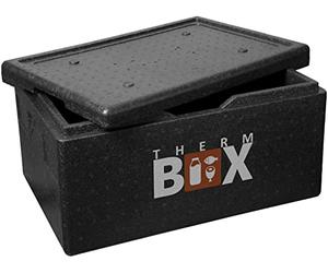 THERM BOX Profibox Gastro GN XXL Boîte isotherme en polystyrène 50 l Intérieur : 53,9 x 34 x 25,5 cm Glacière réutilisable