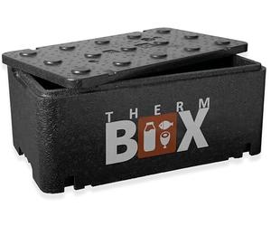 Therm Box Thermobox Medium Boîte Isolante de 20 litres Thermobox Keep Warm Box Cooler Styrofoam Box 20BL Intérieur : 45x25x17cm Réutilisable