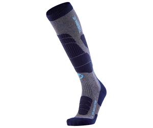 Therm-ic - Chaussettes de ski techniques - Ski Merino Reflector M Blue/Gold en Laine - Taille 45-47 - Bleu Bleu 45-47
