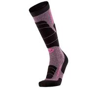 Therm-ic Chaussettes ski Merino Reflector Women Chaussettes de ski Femme Pink/Black FR: S (Taille Fabricant: S(37-38))