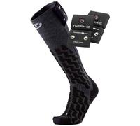 Therm-ic - Chaussettes chauffantes avec batteries - Set Heat Fusion Uni + S-1200B - Taille 45-47 - Noir Noir 45-47