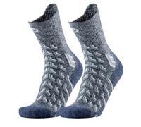 Therm-ic Trekking Cool Crew Chaussettes, Blanc, 39-41 Mixte