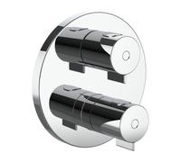 Therm mitigeur de douche encastré thermostatique corps d'encastr inclus chromé - LAUFEN HF506576100000