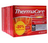 ThermaCare patch auto-chauffant 16h mal de dos lot de 2x4