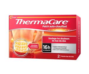 Thermacare Patch Auto-chauffant - patchs bas du dos boîte de 2 Pansement(S) pc(s)