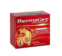 ThermaCare Polyvalent Bandes chauffantes à chaleur thérapeutique pour douleur localisée, 8 heures, chaleur constante, 6 bandes jetables