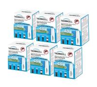 THERMACELL 6 Recharges Anti Moustiques et Moustiques Tigres - Protection Efficace 20m²- Compatible avec Diffuseurs, Nomades et Lanternes - Durée 48h - 24 Cartouches Gaz + 72 plaquettes