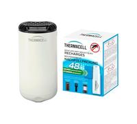 THERMACELL Diffuseur Anti Moustiques et Moustiques Tigres - Extérieur - sans Fil, Nomade - Zone de Protection 20m² - Effet Rapide - Inodore - Recharges 48h - 4 Cartouches Gaz + 12 Plaquettes - Blanc