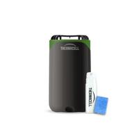 THERMACELL Diffuseur + Recharge Anti Moustiques - Protection Efficace 15 m² - à base d’huile d’Eucalyptus Citriodora - Inodore - Durée 12h - 1 Cartouche Gaz + 3 Plaquettes - Noir