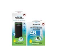 THERMACELL Diffuseur Répulsif Anti Moustiques - 15m² - 60h - Noir
