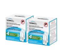 Thermacell - Lot de 8 Cartouches de Gaz Butane pour Bouclier Diffuseur et Lanterne Anti-Moustiques - Effet Rapide, Inodore