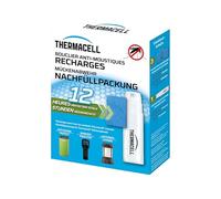 THERMACELL Recharge Anti Moustiques et Moustiques Tigres - Protection Efficace 20m²- Compatible avec Diffuseurs, Nomades et Lanternes - Durée 12h - 1 Cartouche Gaz + 3 plaquettes