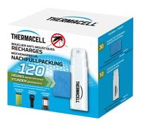 Thermacell Recharge anti-moustiques (moustiques tigres) 20 m² – 120h – 10 cartouches +30 plaquettes