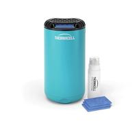 Thermacell Répulsif Anti-moustiques Mini Halo, pour extérieur, Jardin et Patio, Protection Efficace 21 m², sans Odeur, Comprend 12 Heures de Protection, 1 Cartouche + 3 Plaquettes, Glacial Blue