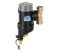 Thermador - Dégazeur et pot de décantation - Pot de décantation spécial PAC DN 25 - CALEFFI XF 1" (26/34) FF avec anneau magnétique et filtre automatique -