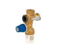 Thermador - Groupe de sécurité - Groupe de sécurité NF CALEFFI - droit siège inox - 3/4" MF - GSLI