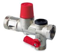 groupe de sécurité - pour chauffe eau - diam 20 x 27 mm - nf - corps laiton - thermador gsl