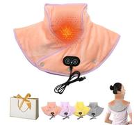 Thermaease Pro Coussin chauffant portable USB pour le cou et les épaules avec minuteries d'arrêt automatique, 3 niveaux de chaleur plus 3 modes de massage, chauffage rapide 60 s