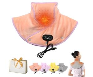 Thermaease Pro Coussin chauffant portable USB pour le cou et les épaules avec minuteries d'arrêt automatique, 3 niveaux de chaleur plus 3 modes de massage, chauffage rapide 60 s