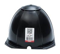 Thermahood - TH 001 Lot de 8, Étanches à l'air, Cache Protection Spots Encastrés Performance Energétique, Étanches, noirs, 190 x 190 x 140mm
