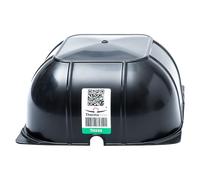 Thermahood - TH 095 Lot de 4, Étanches à l'air, Cache Protection Spots Encastrés Performance Energétique, Étanches, noirs, 190 x 190 x 95mm