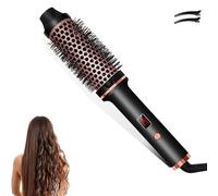 Thermal Brush, 3-in-1 Pro Negative Ion Two PTC Heaters Thermal Brush, 3-in-1 Negative Ion Perfect Style in 30 Seconds-Adjustable Heat, for Frizz-Free Waves (1PCS)